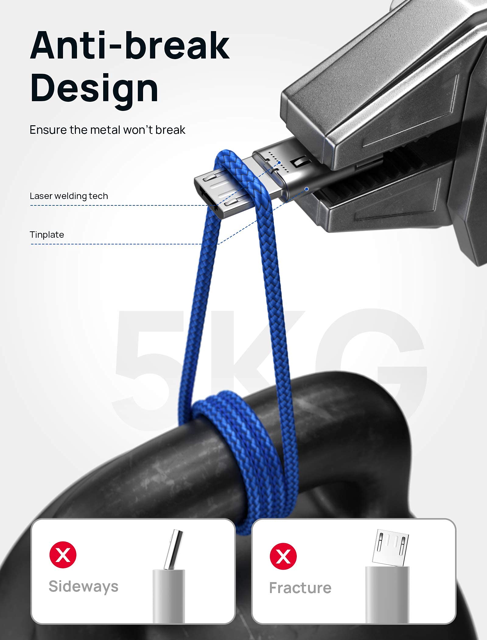 JSAUX Micro USB Cable Android Charger, (2-Pack 6.6FT) Micro USB Android Charger Cable Nylon Braided Cord Compatible with Galaxy S7 S6 J7 Edge Note 5, Kindle. MP3 JSAUX Micro USB Cable Android Charger, (2-Pack 6.6FT) Micro USB Android Charger Cable Nylon Braided Cord Compatible with Galaxy S7 S6 J7 Edge Note 5, Kindle. MP3